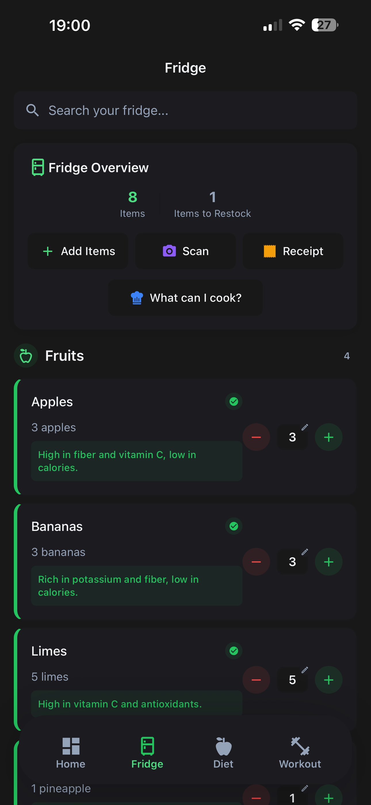 Smart Food Recognition